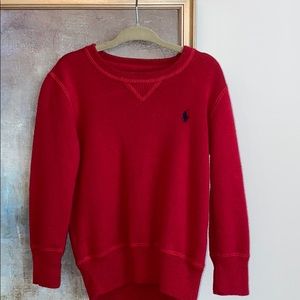 Ralph Lauren size boys size 5 red sweater